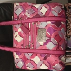 Coach Poppy Bag with 2charms
